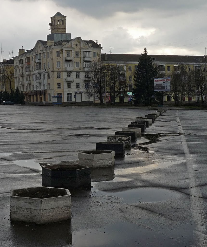 Площадь Ленина. После дождя