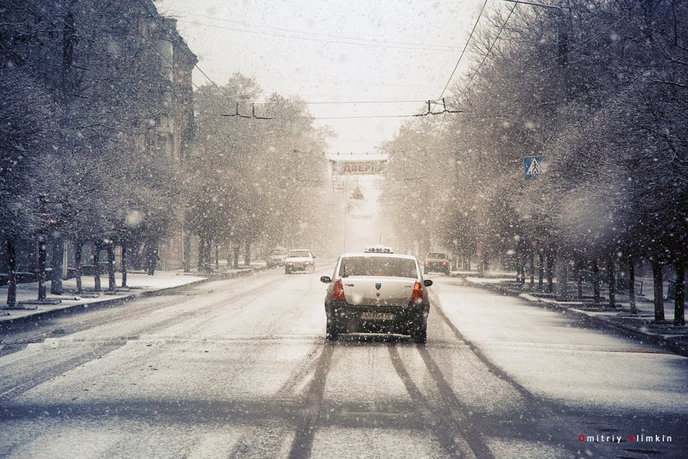 Sotsialisticheskaya st. morning January 1, 2012 / ул.Социалистическая утром 1 января 2012
