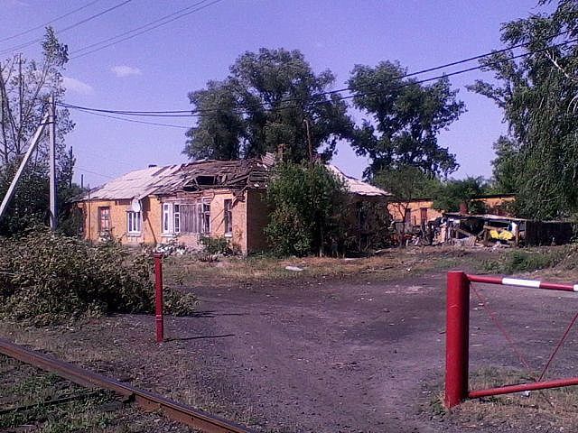 После обстрела 03.06.2014г.