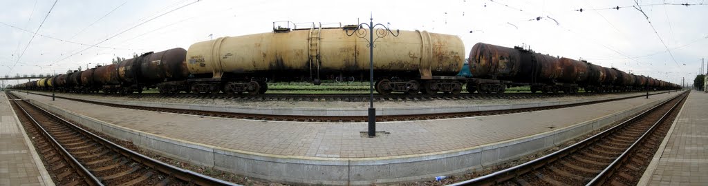 Railway station in Krasnyj Liman