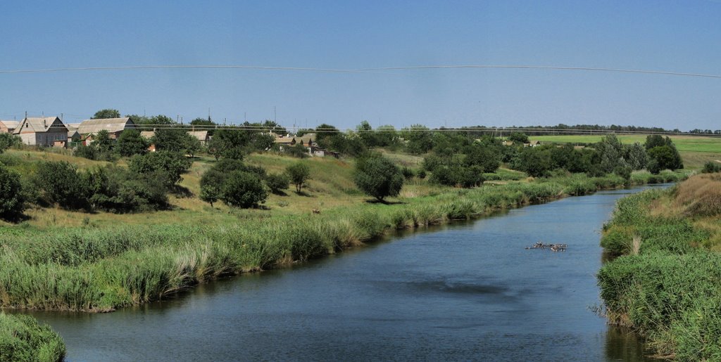 View of Gruzsky Elanchik river