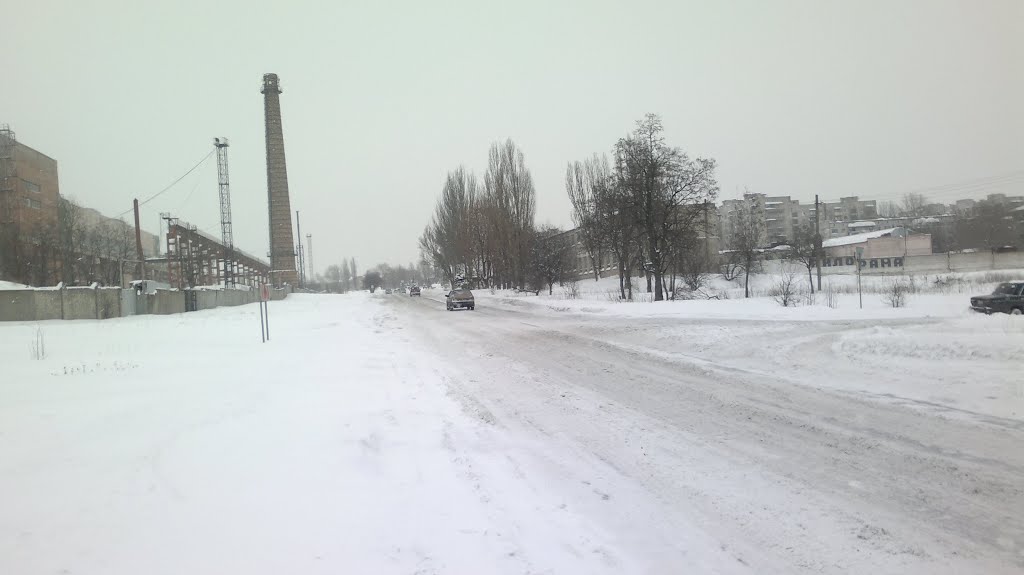 Объездная Н21, ул. 250 лет Донбасса 19.02.2012