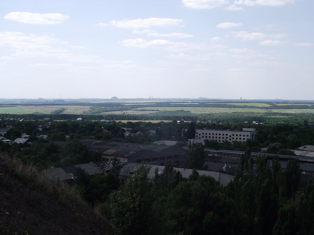 вид на запад в сторону Тореза
