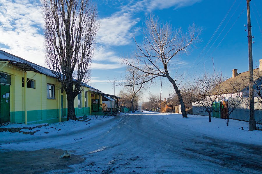 Улица Катанаева, посёлок "Лутугино", город Торез