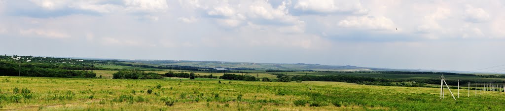 Вид с Харцызска в сторону Ждановки