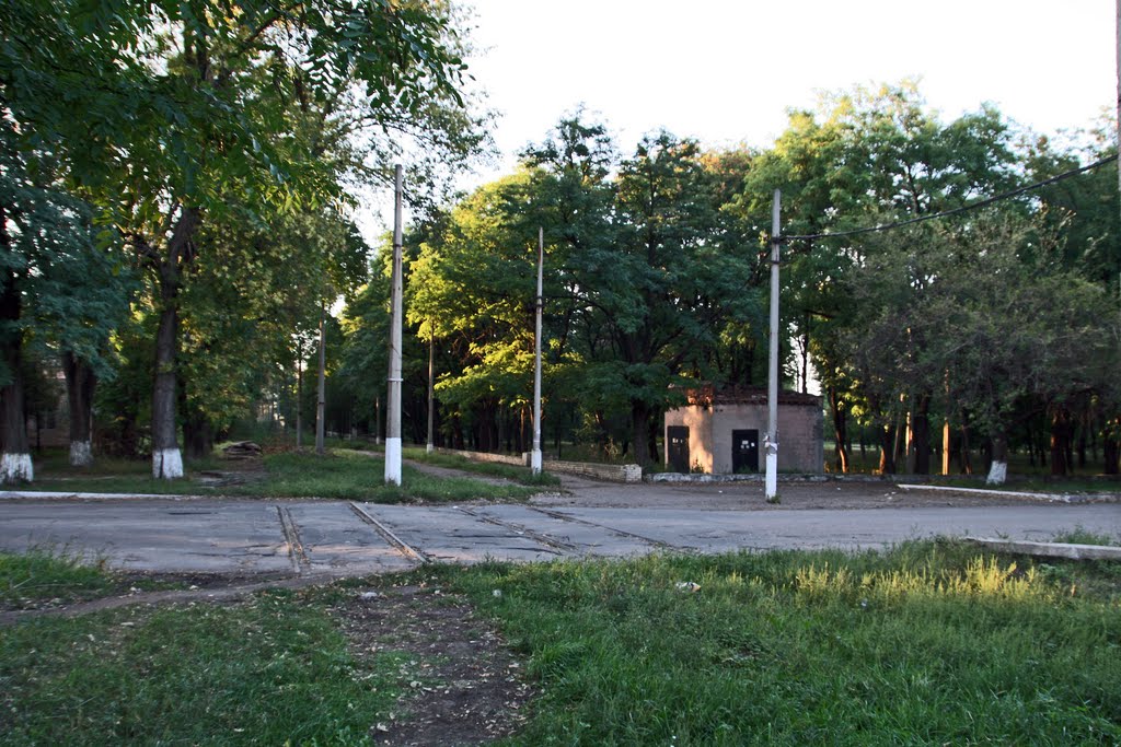 Перекрёсток Калинина и Советской. 12.9.2011