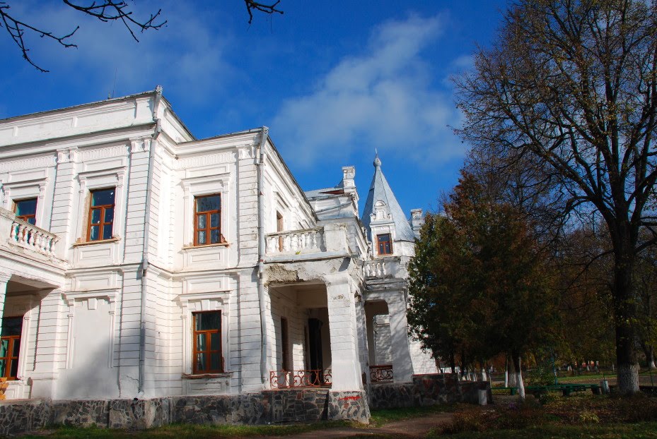 Крыльцо и главный вход в особняк Бержинських/ Терещенко 17-19 ст. Main entrance in country mansion of Berzhinski/ Tereschenko, 17-19 st.