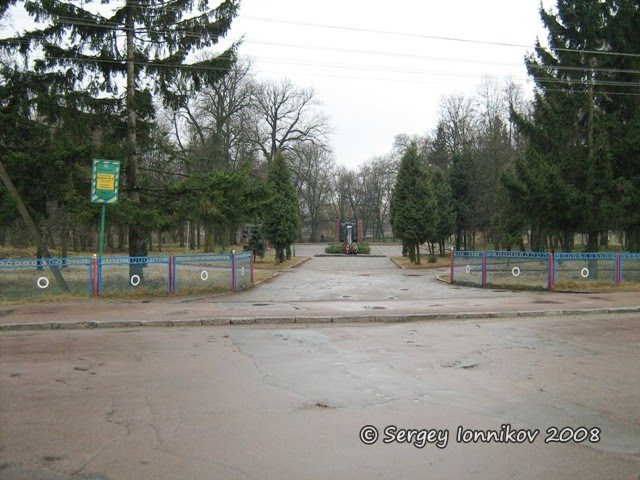 Андрушівка. Садиба Терещенко весна. Березень 2008