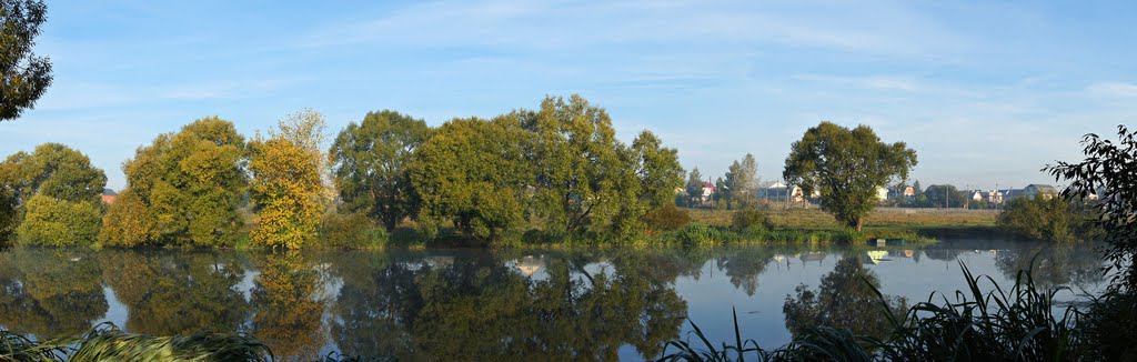 Утреннее спокойствие / Morning calm. Panorama