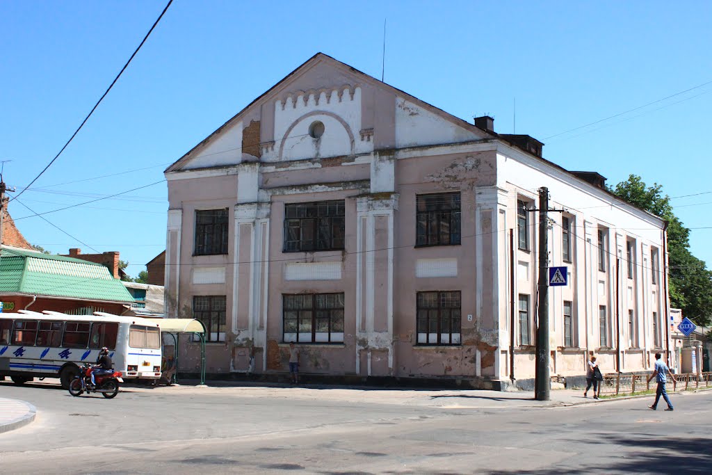 Berdychiv. The former choral synagogue, now clothes factory.