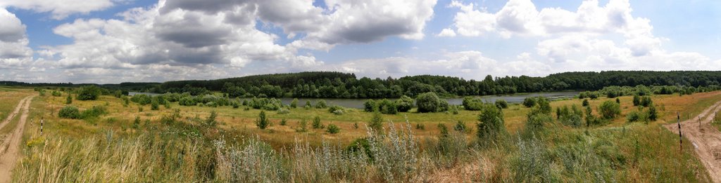 Новоград-Волинський, полігон, Случ (Panorama)