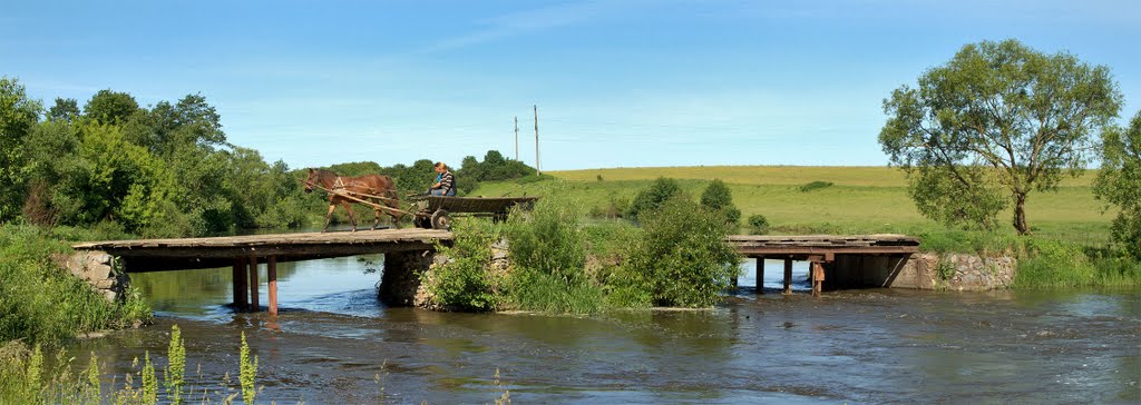 с. Колодяжне, р. Случ (Panorama)