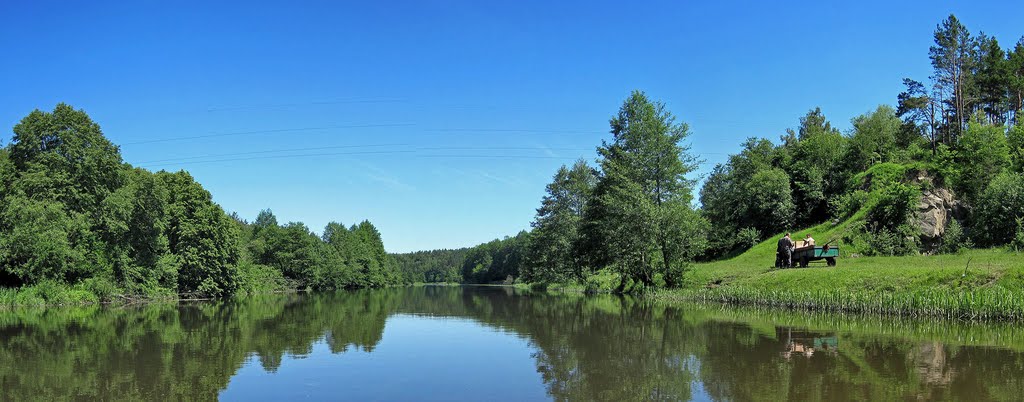 смт. Миропіль, р. Случ (Panorama)
