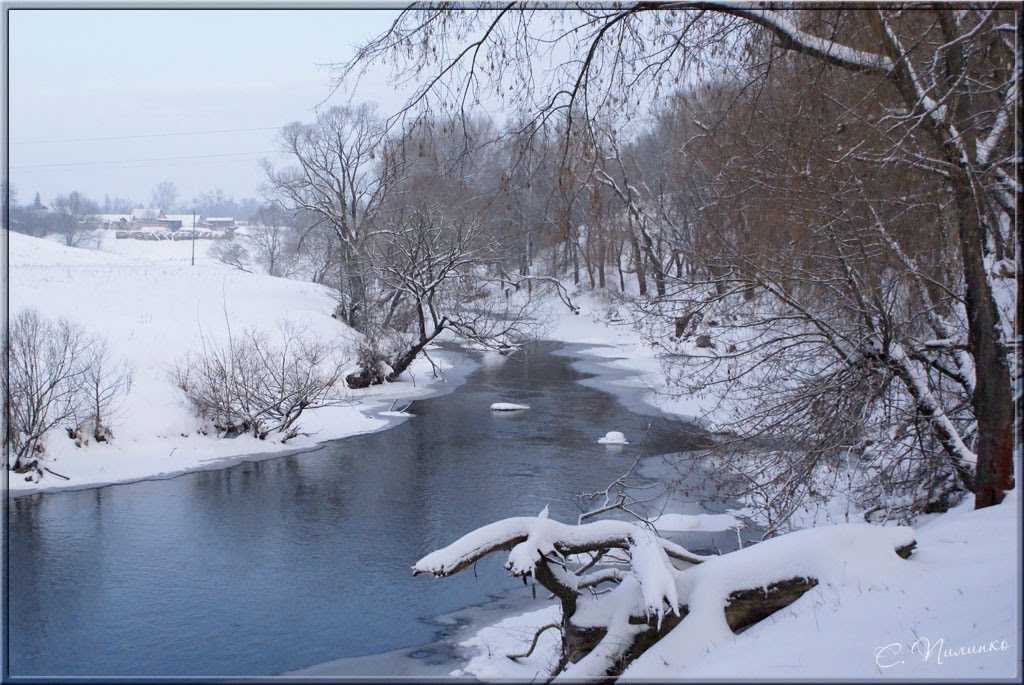 ♥ Зимний пейзаж. Winter landscape.