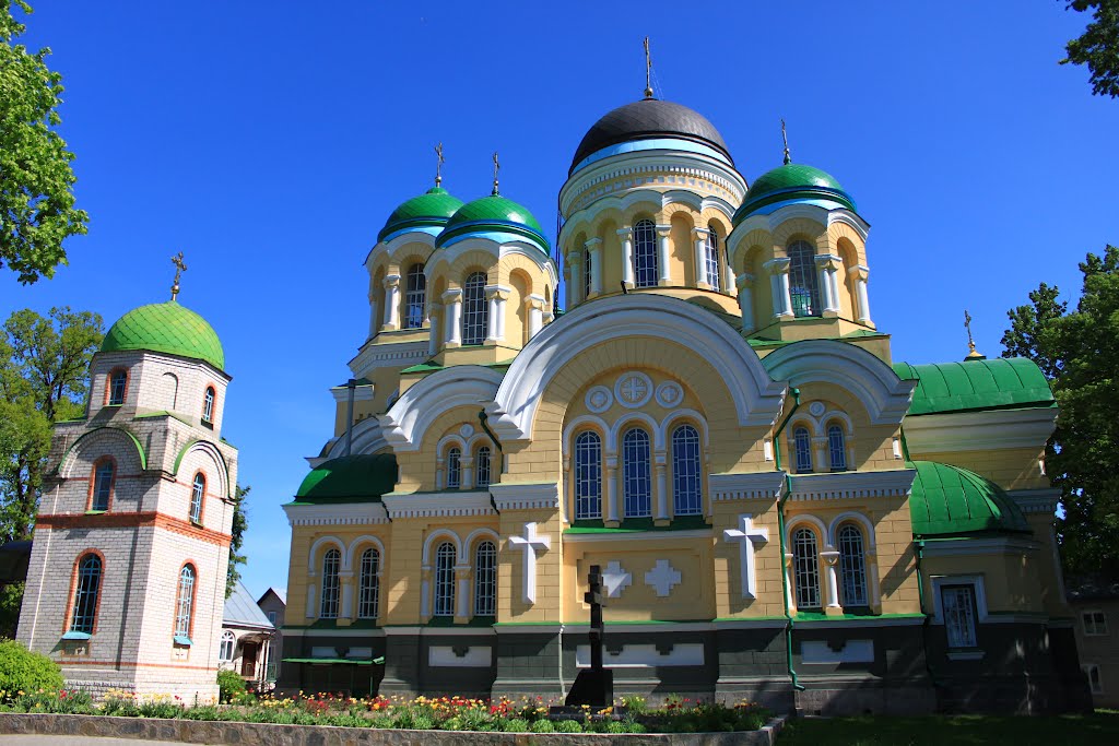 St. George Stavropighial monastery. The view from the monastery yard.