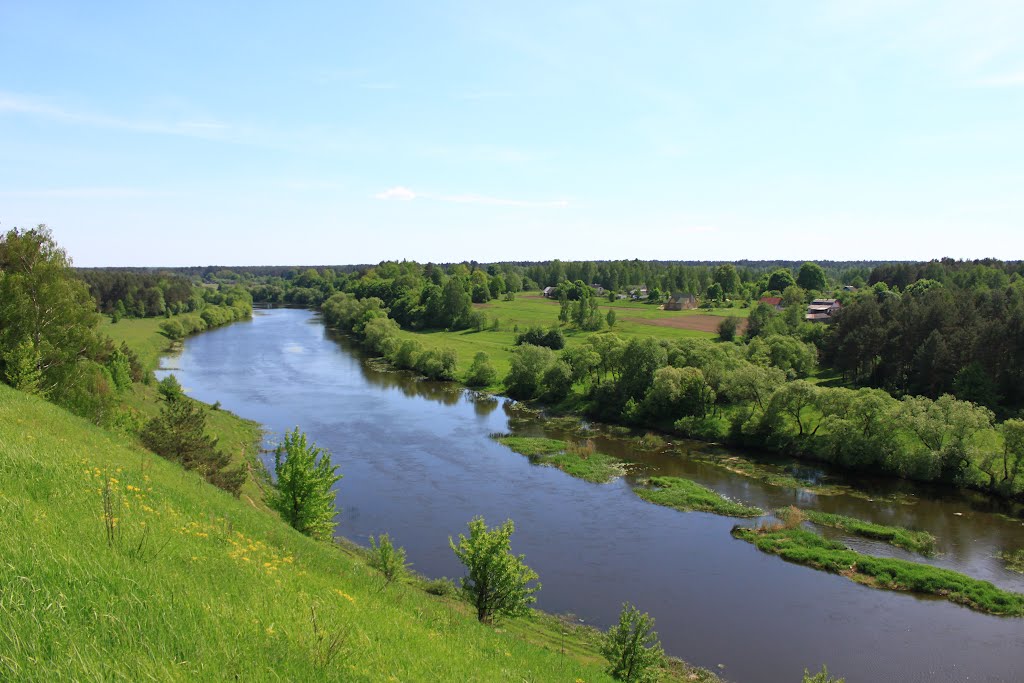 The Sluch river in Horodnytsya.