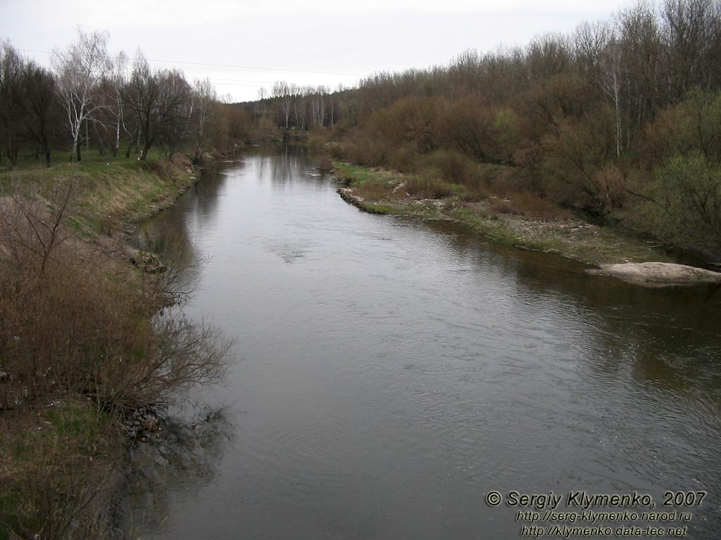 Річка Тетерів неподалік міста Коростишів (Teteriv River near Korostyshiv).