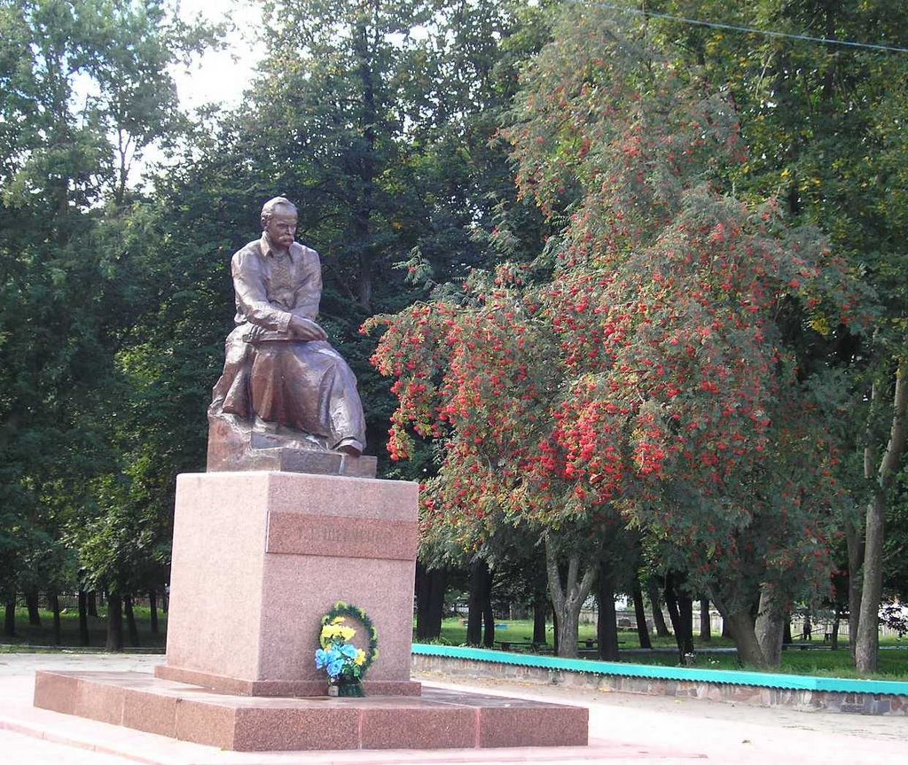 Monument of The Famous Ukrainian Poet Shevchenko