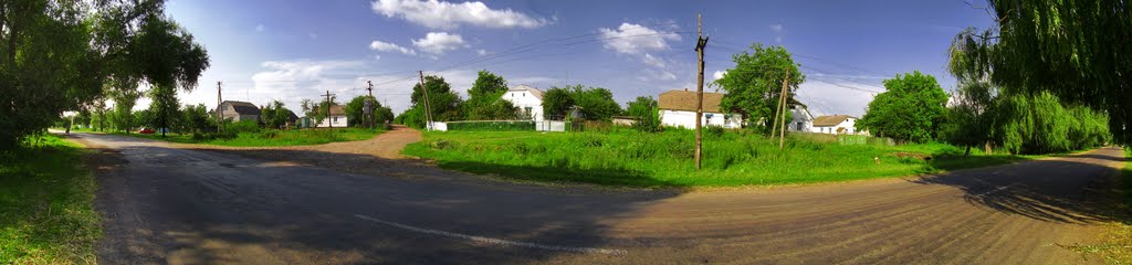 Панорама вул. Топорівська та Ковпака с 8-ми фото