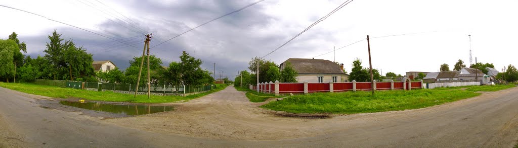 Панорама на ул. Сквирська  с 7-ми фото