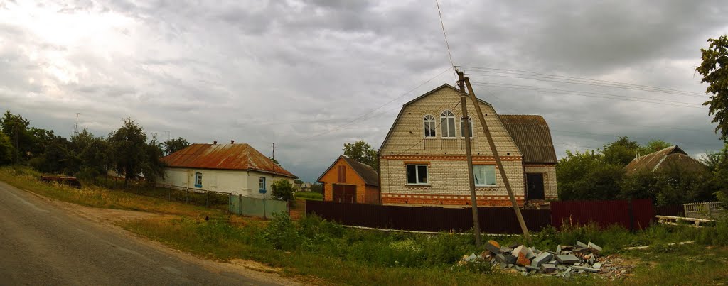 Панорама по ул. Сквирська с 4-х фото