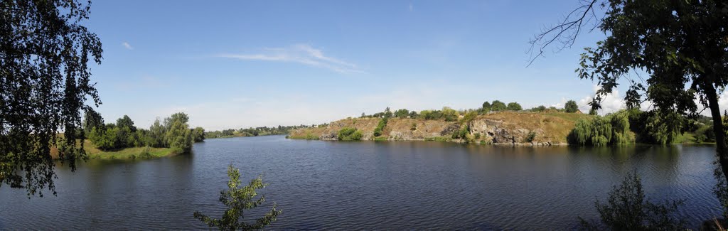 Одна из панорам Чуднова - р.Тетерів
