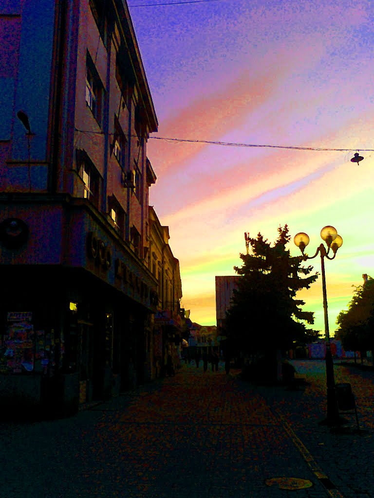 Берегово.Захід сонця