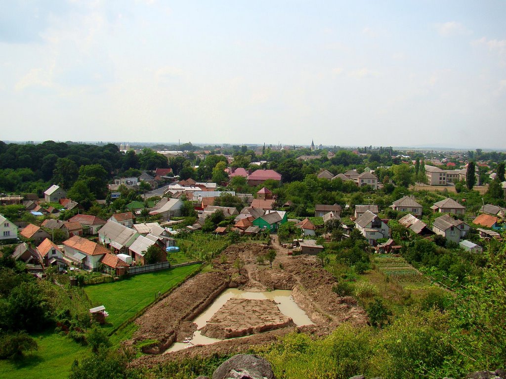 Виноградів (вид з замку), Vynohradiv, Виноградов