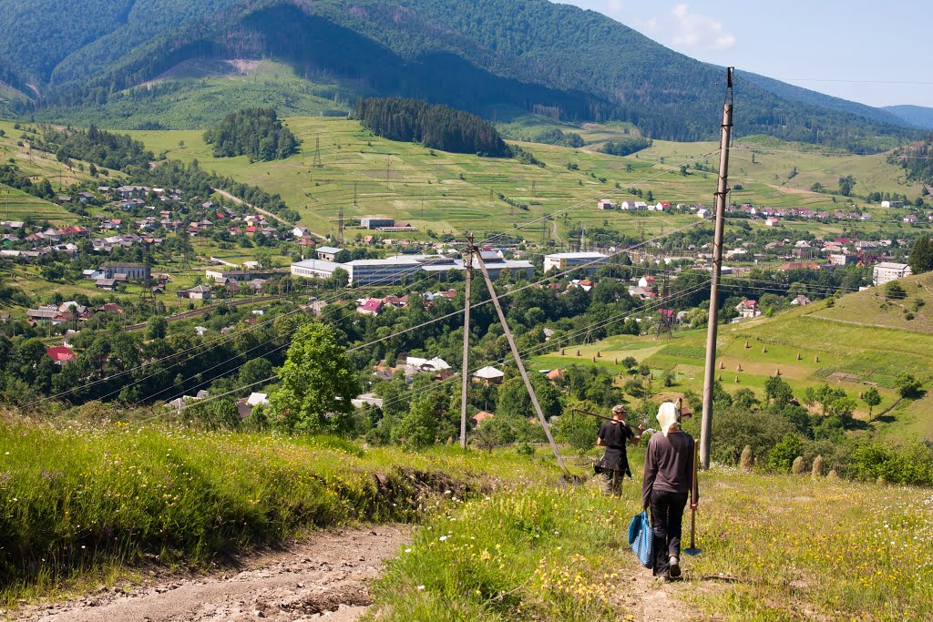 На горке