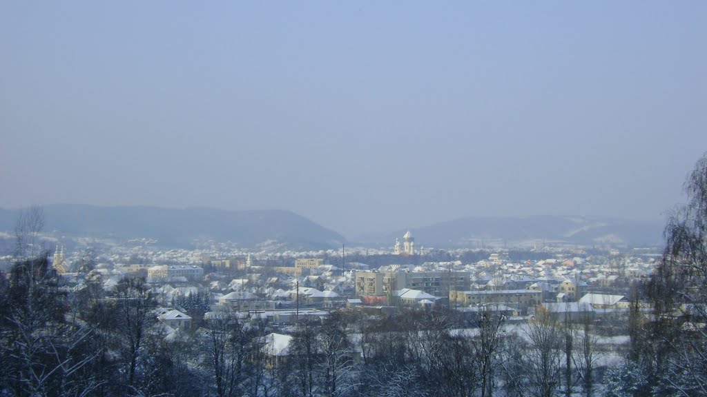 Зимня панорама Іршави. Winter panorama Irshava