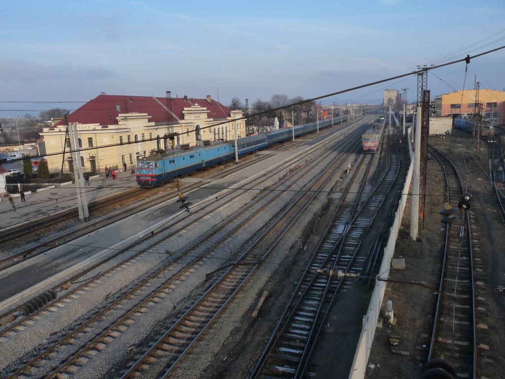 Вокзал у Мукачеві. 12 січня 2010