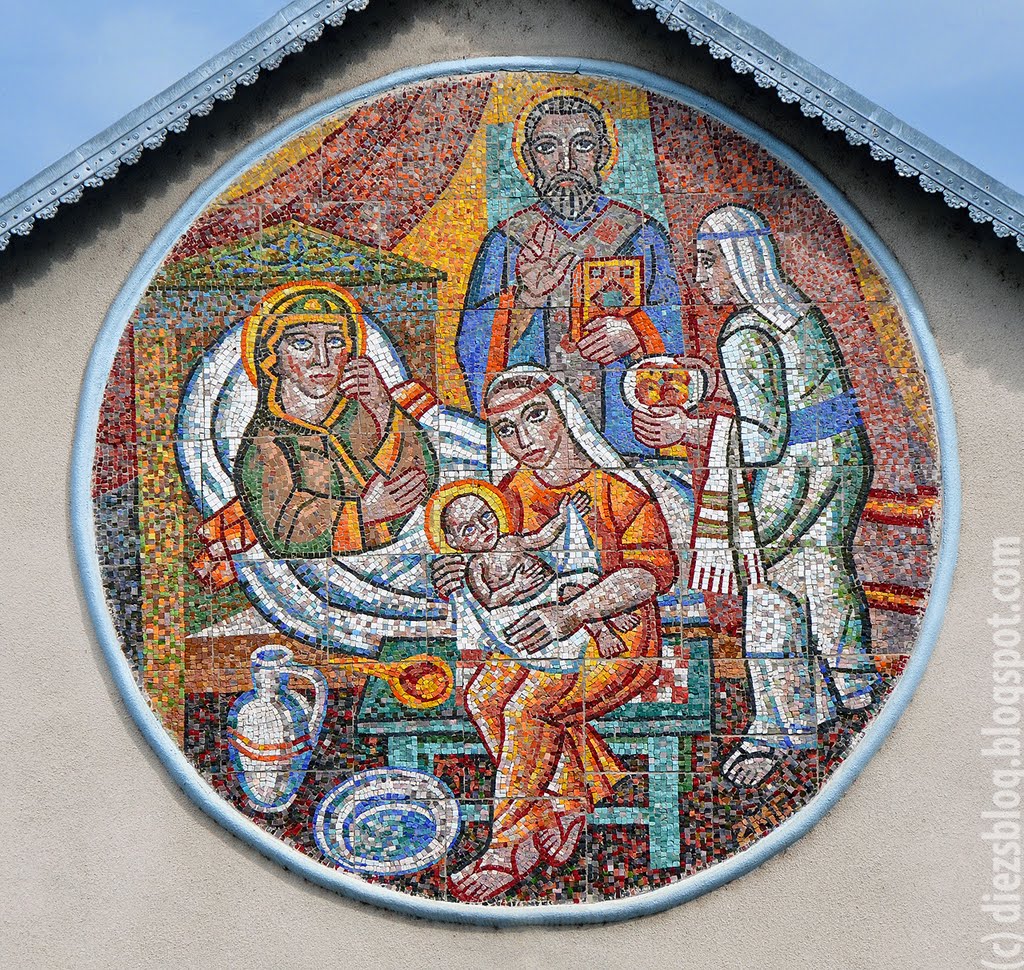 Church Mosaic in Svaliava / Церковная Мозаика в Сваляве