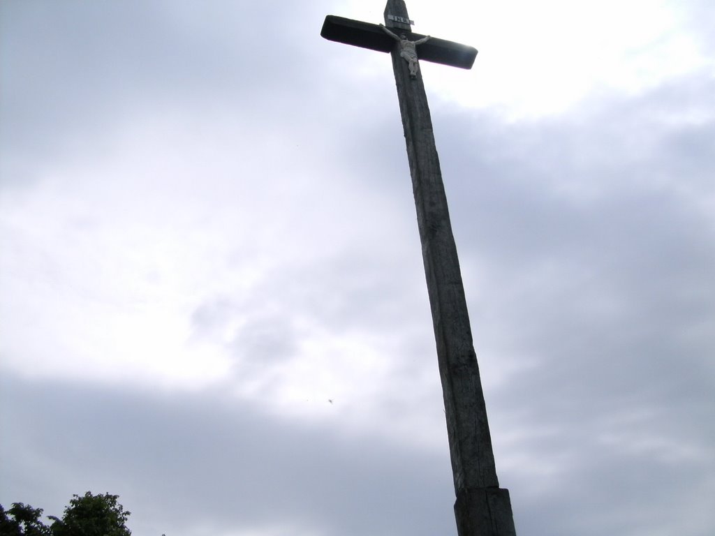 Fakereszt a huszti várhegyen