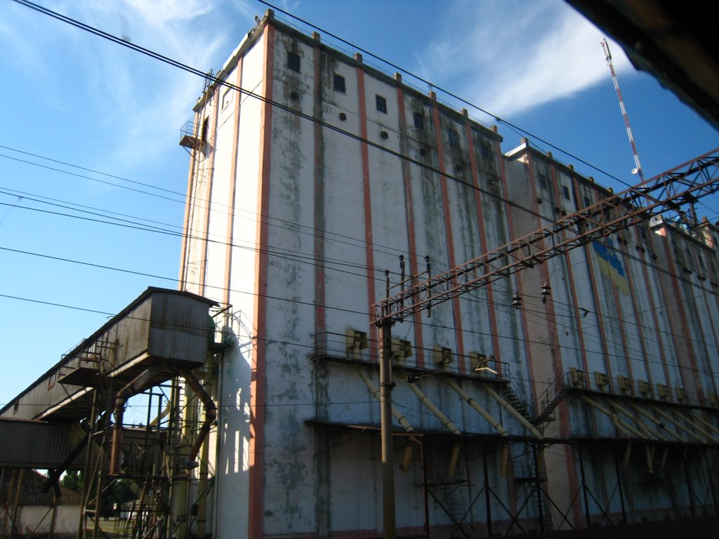 Элеватор. A grain elevator.