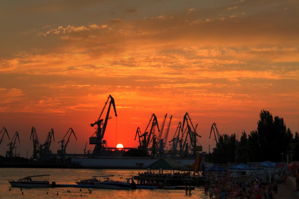 Port sunset