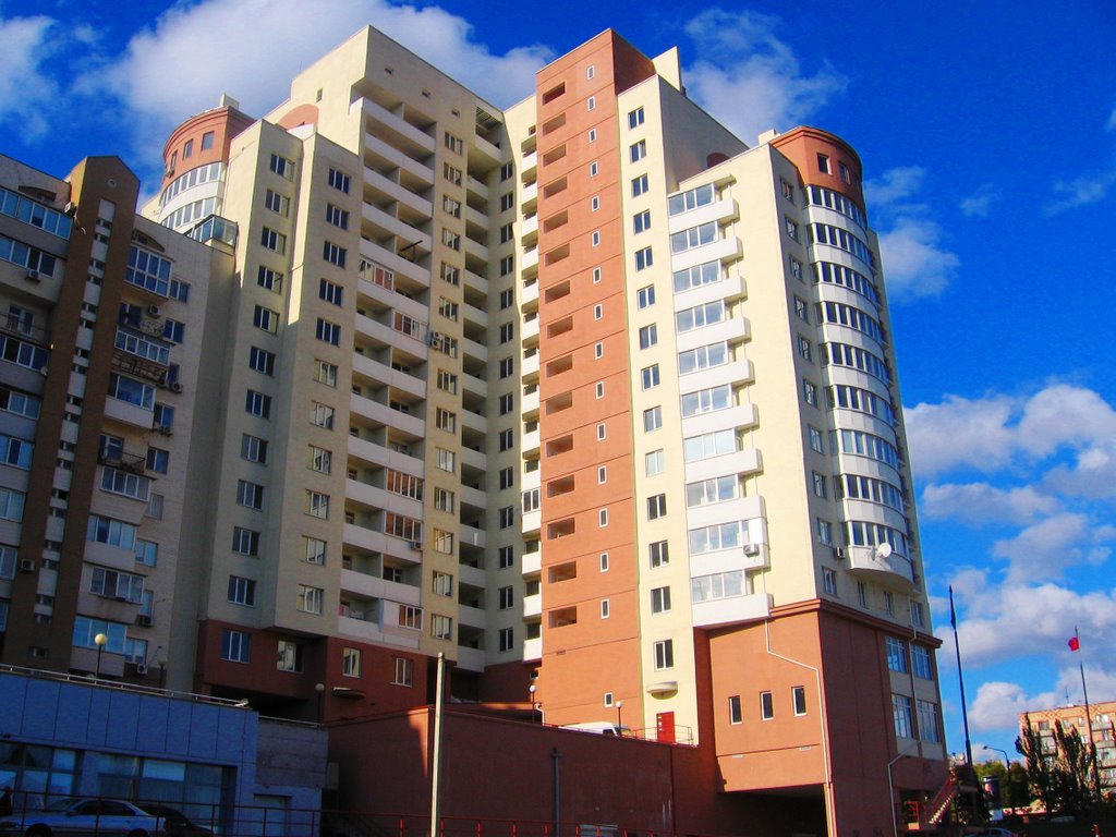 Building and clouds...