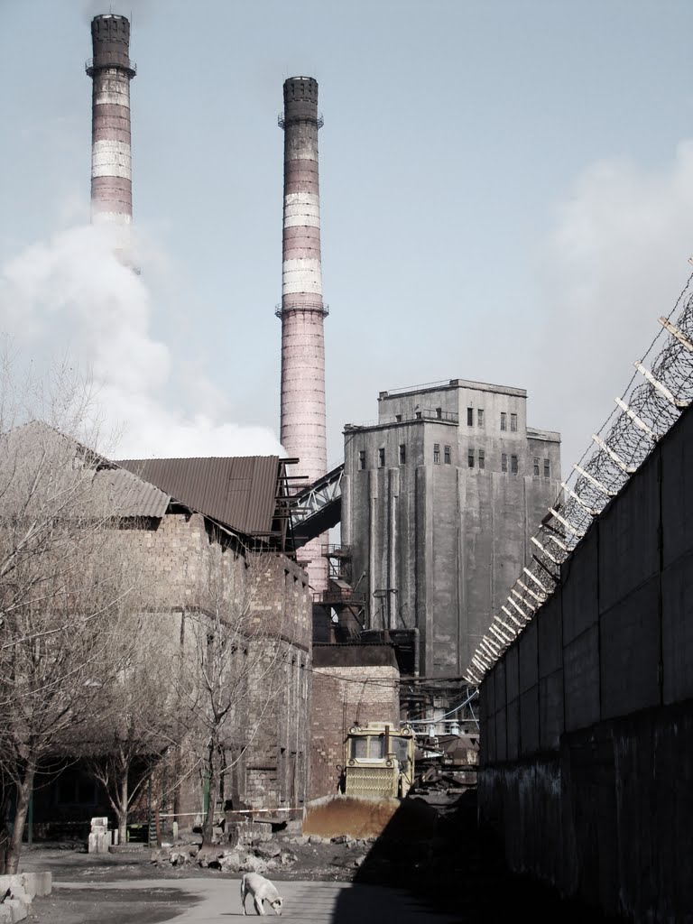 Concrete and smoke