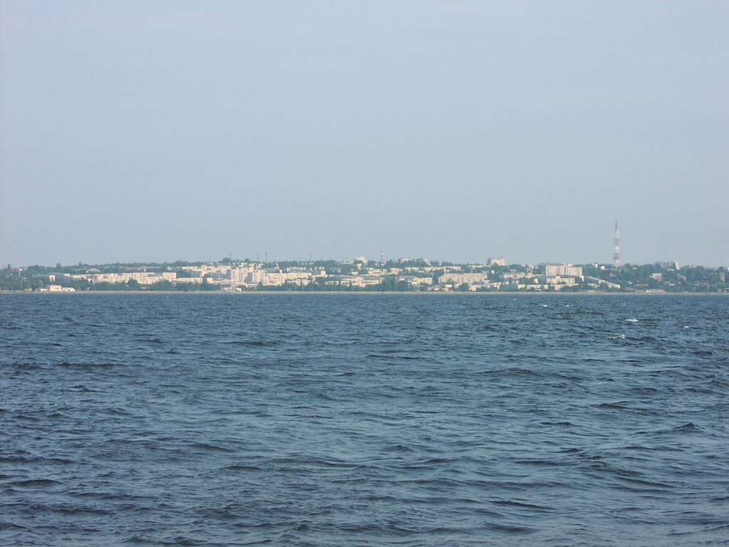 Nikopol from distance