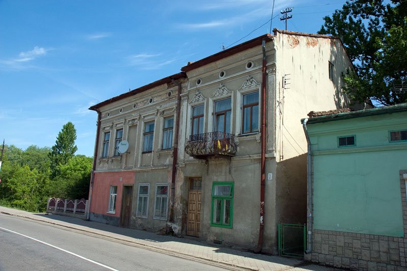 Main Street in Bolechiv.