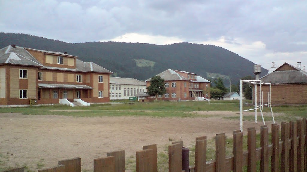 Verkhovyna , local schools recreational  area ...