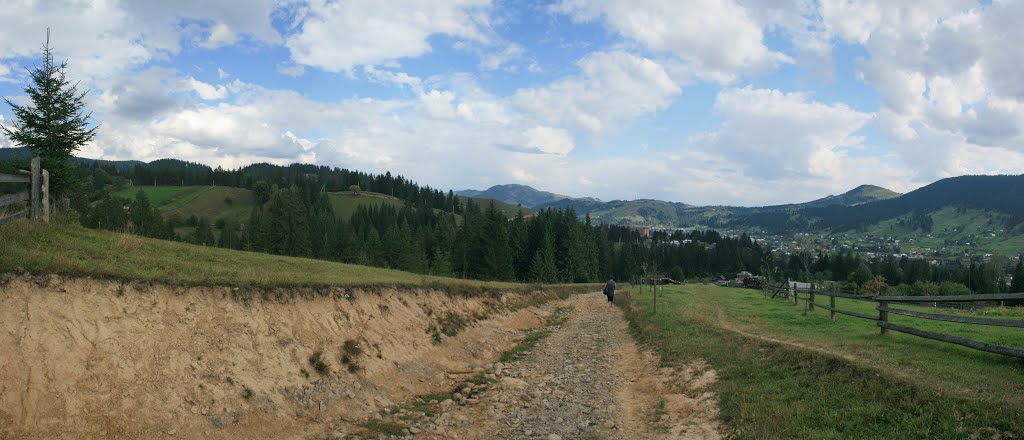 Панорама в околицях села Ільці