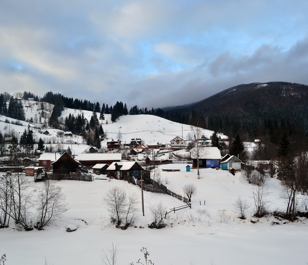 Houses in the mountains