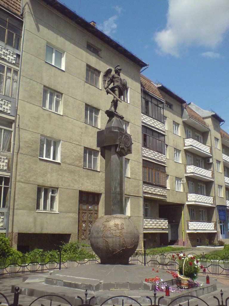 Monuments of Dead Milicionmens (Polismens) on Konovaltsya street (ex Dadugina street)