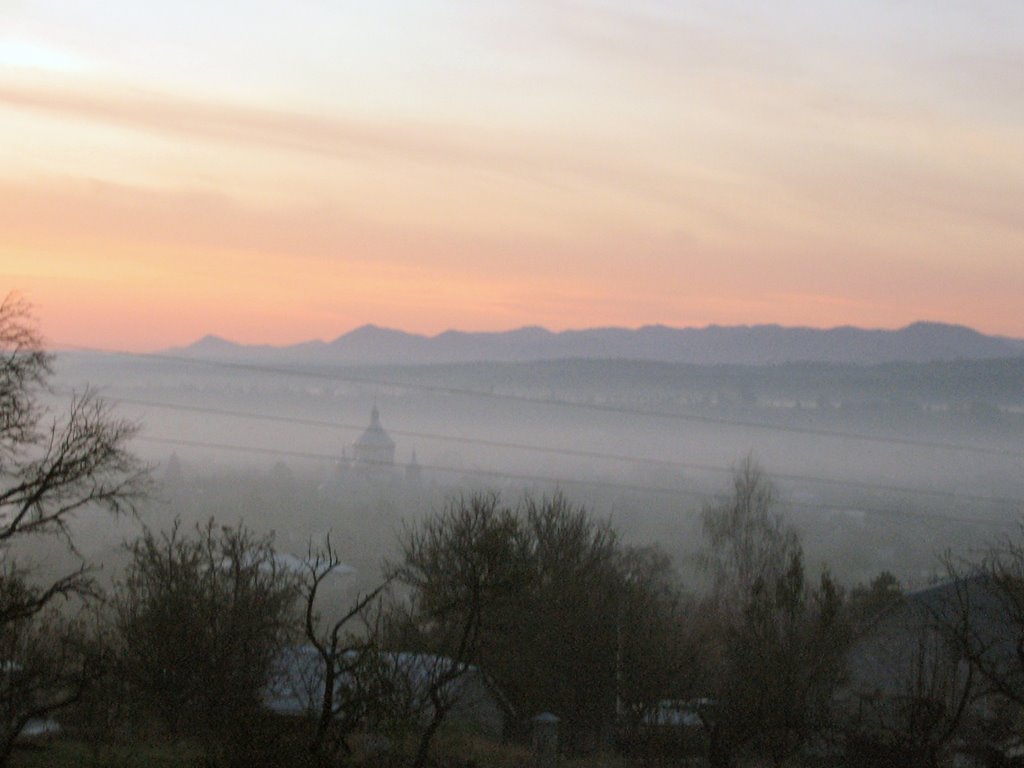 с.Вербовець, осінній ранок