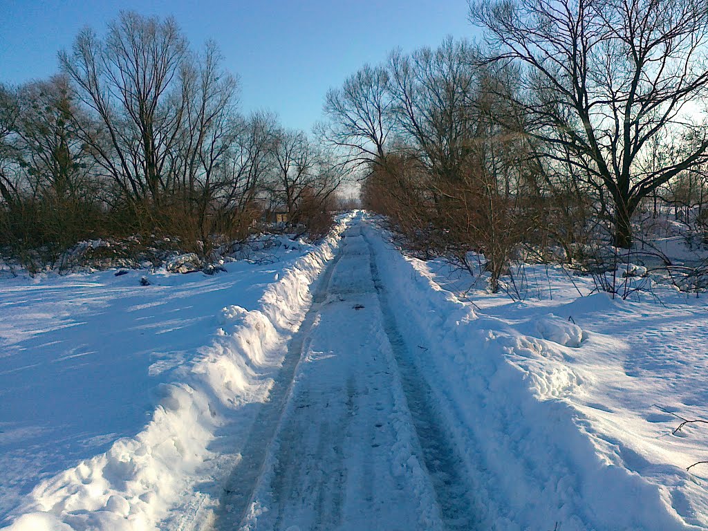 road to old riverbed "Zdvyzh"