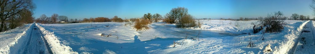 panorama old riverbed