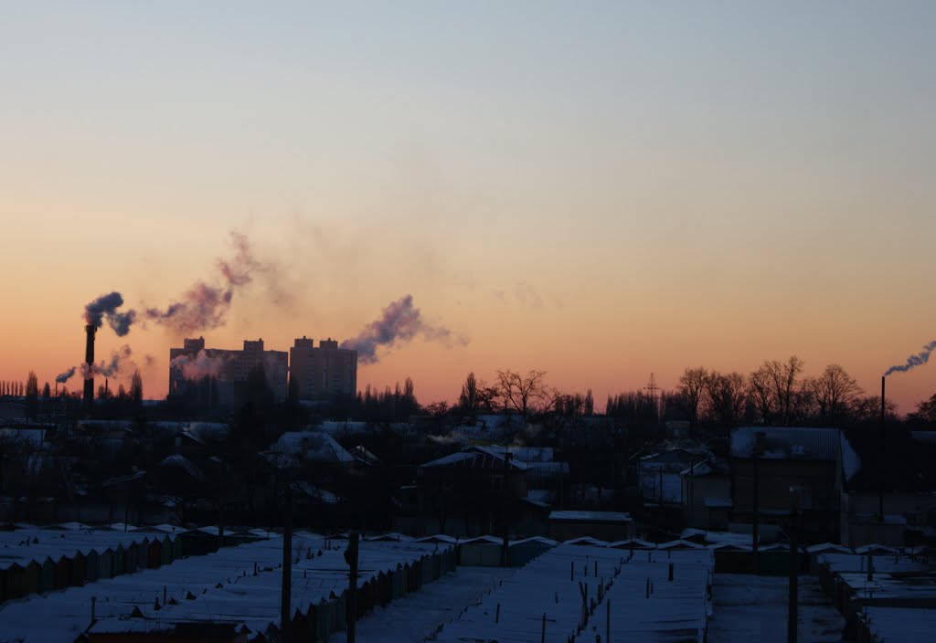 Город просыпается