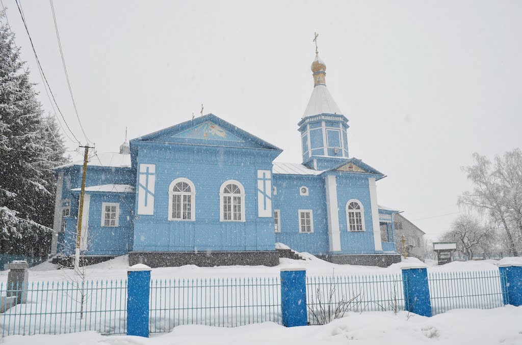 Михайловка-Рубежовка. Церковь Архангела Михаила 1903 г. / Mikhaylovka-Rubezhovka. Church of Archangel Michael in 1903