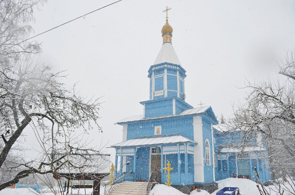 Михайловка-Рубежовка. Церковь Архангела Михаила 1903 г. / Mikhaylovka-Rubezhovka. Church of Archangel Michael in 1903