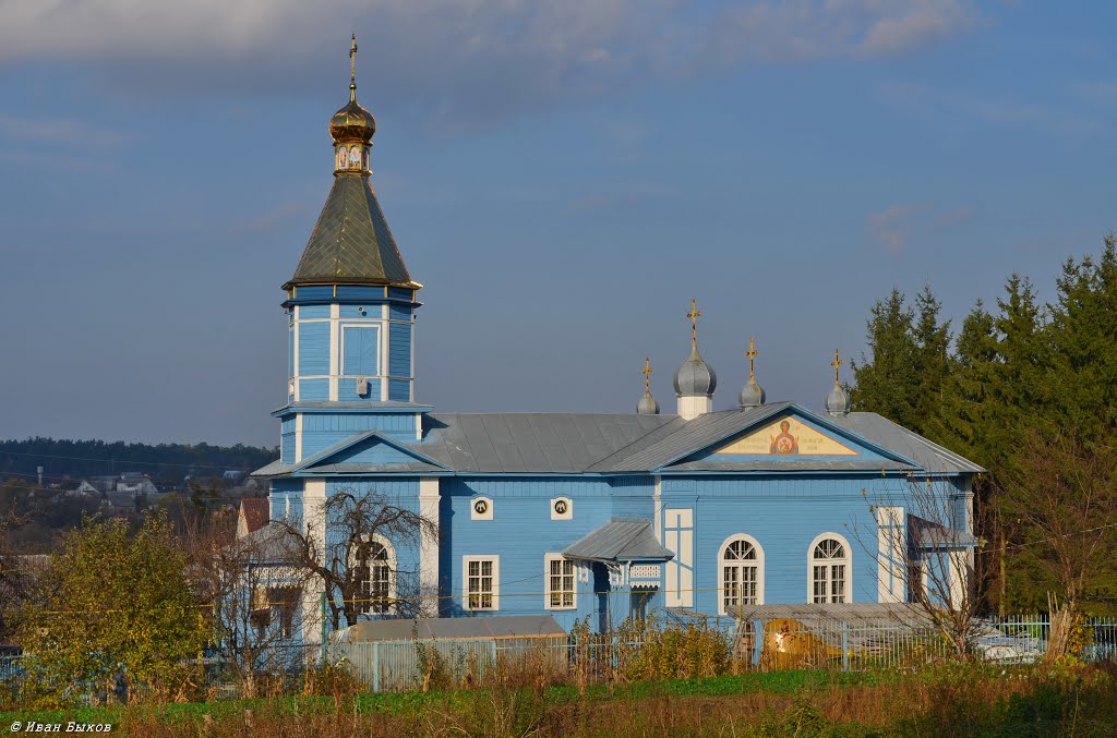 Михайловская церковь в с. Михайловка-Рубежовка. 1900-03гг. / St. Michaels Church in the village Mihailovka-Rubezhovka. 1900-03